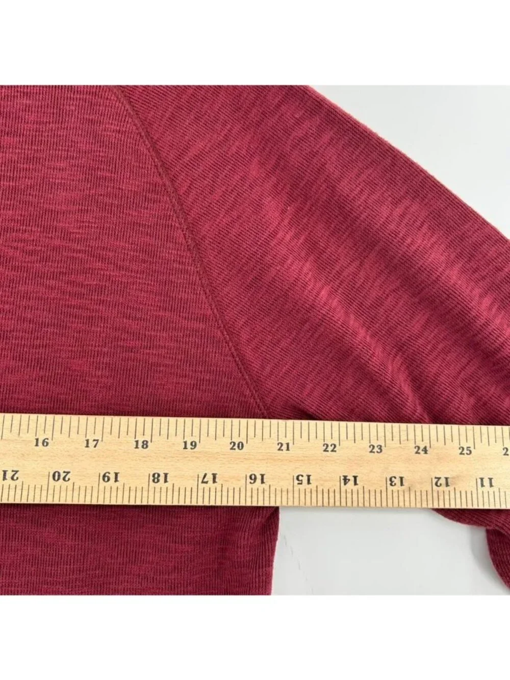 Banana Republic Shirt Men's Large Burgundy Double Knit Crewneck Long Sleeve NWT